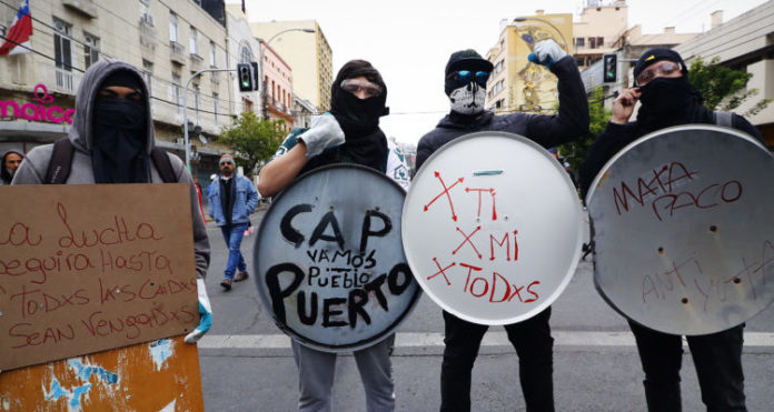 Paro Nacional en Valparaiso 12 Noviembre
